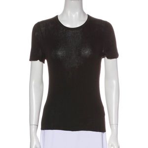 Gucci Silk Crew Neck T-Shirt